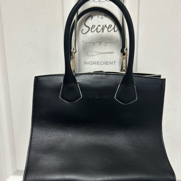 Patrizia Pepe Black Leather  Handbag - Picture 8 of 12